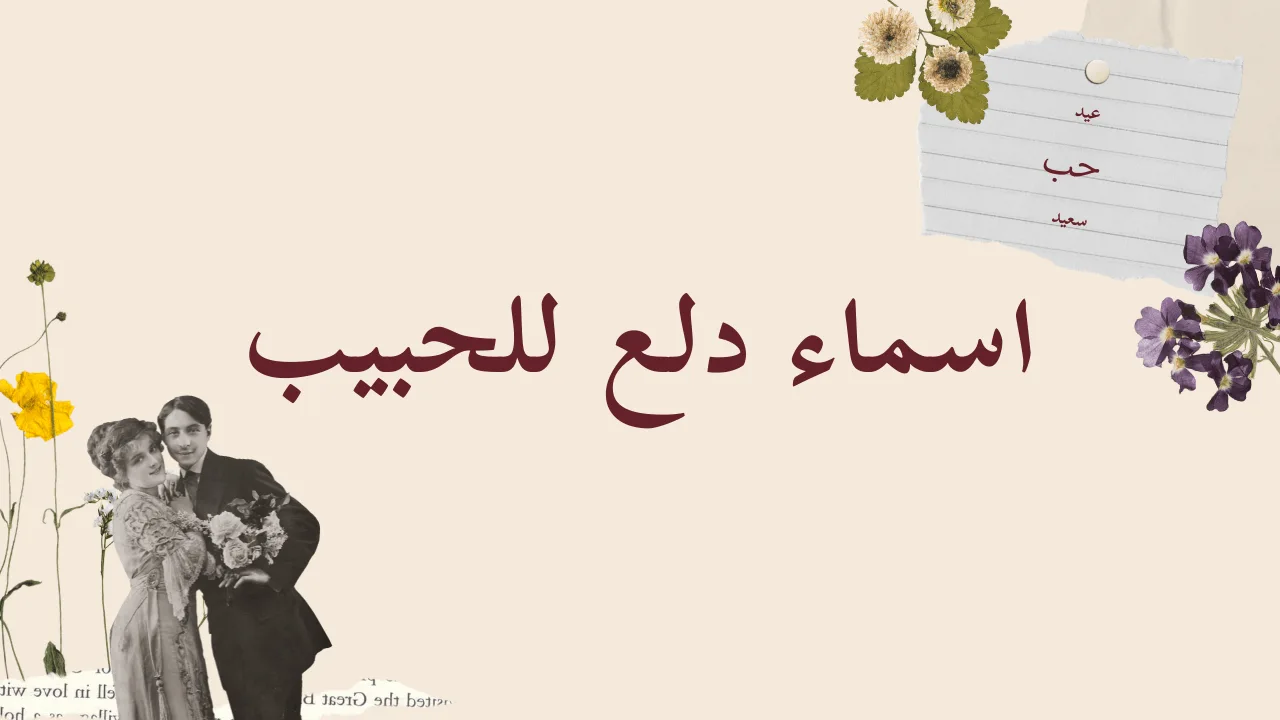 +200 اسماء دلع للحبيب بالعربي والانجليزي 2025 دلع للحبيب جميل 1 اسماء دلع للحبيب بالعربي