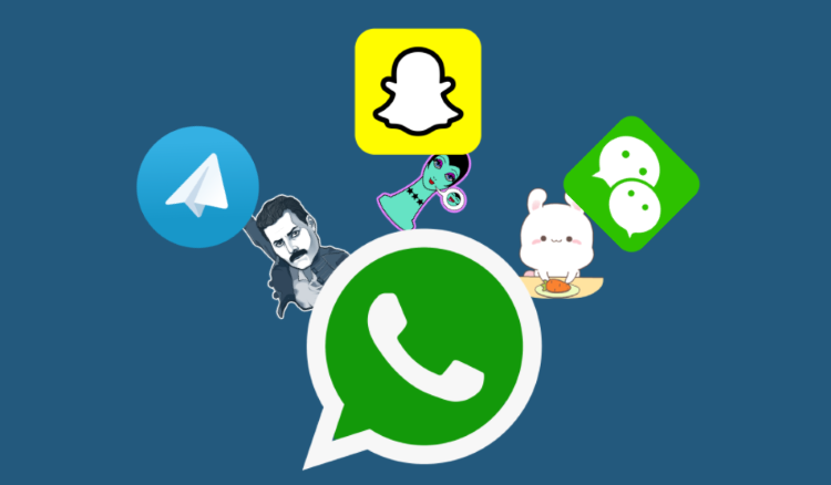 واتساب وتليجرام وسناب شات